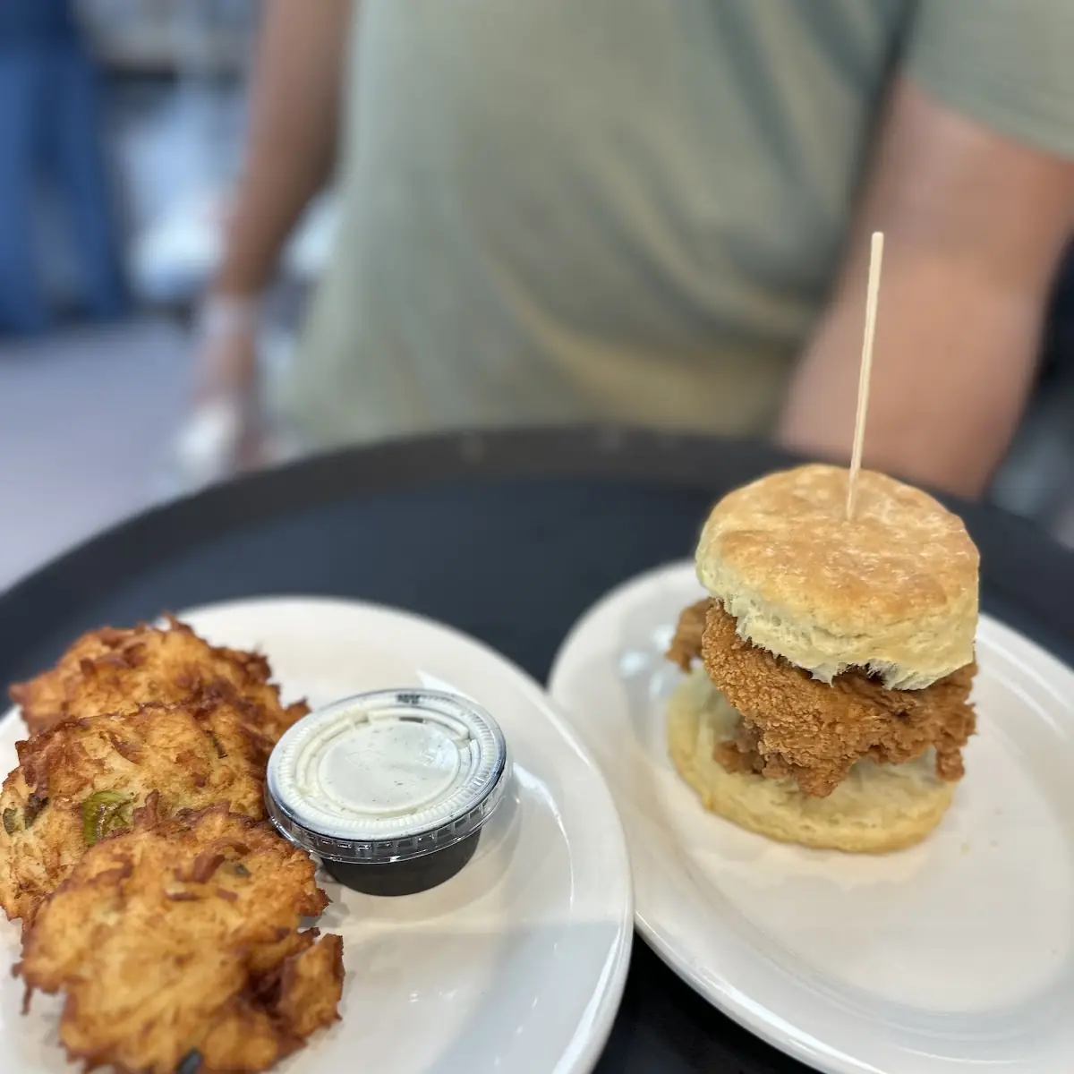 Smashbrowns and Crispy Chicken Biscuit
