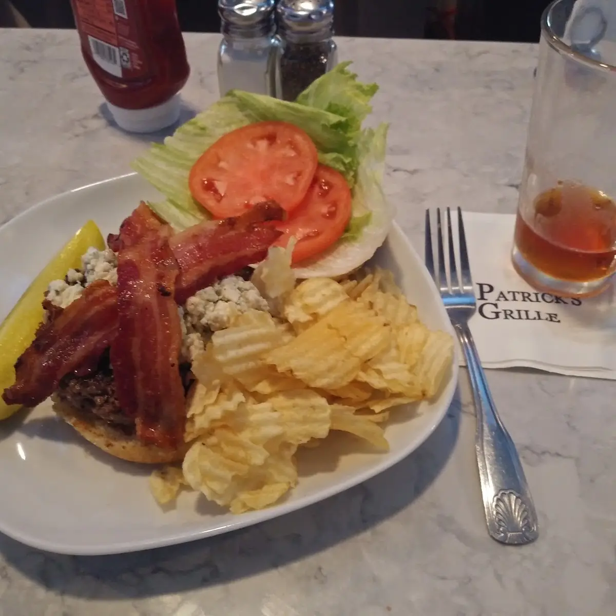 Bacon Blue Cheese Burger
