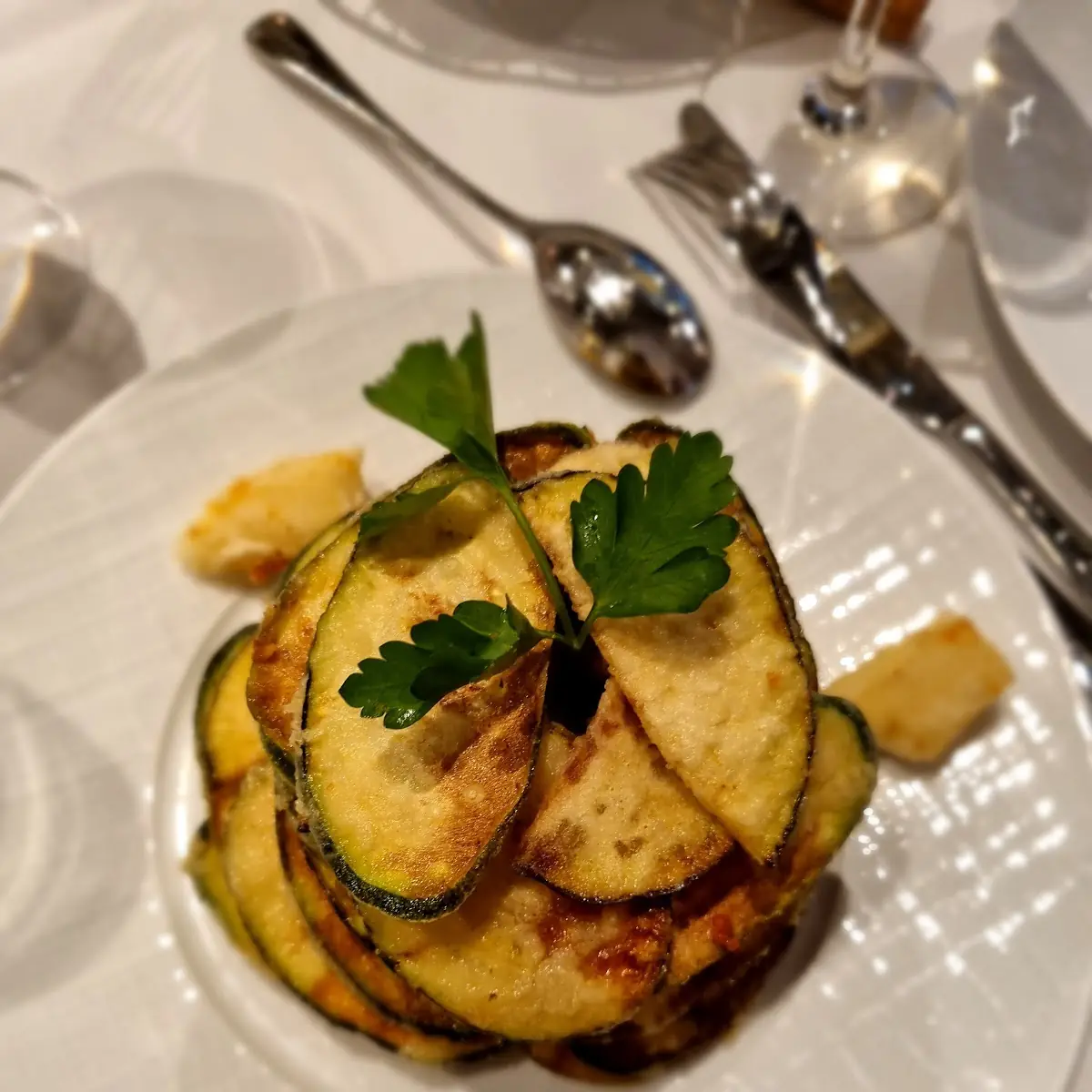 Fried Zucchini Chips Appetizer