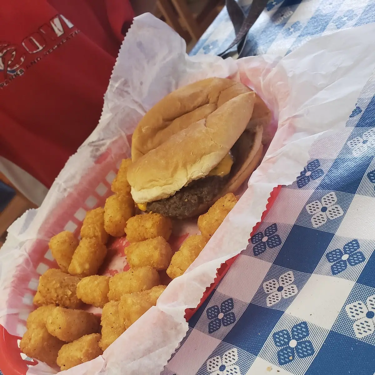 Plain Cheeseburger Meal