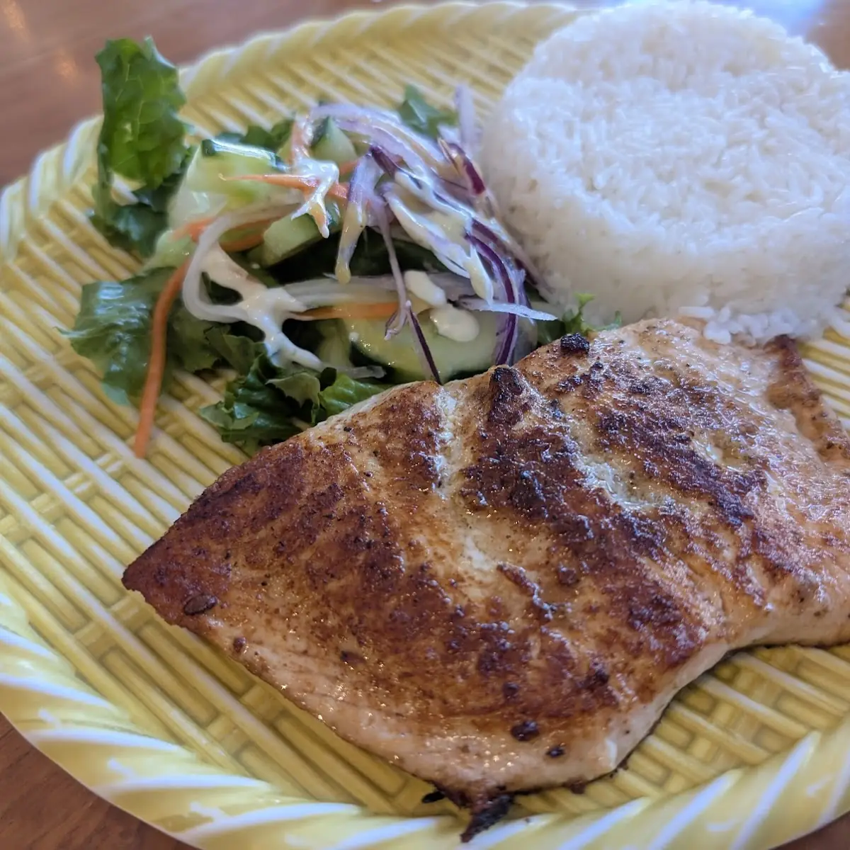 Griled Pork w White Rice