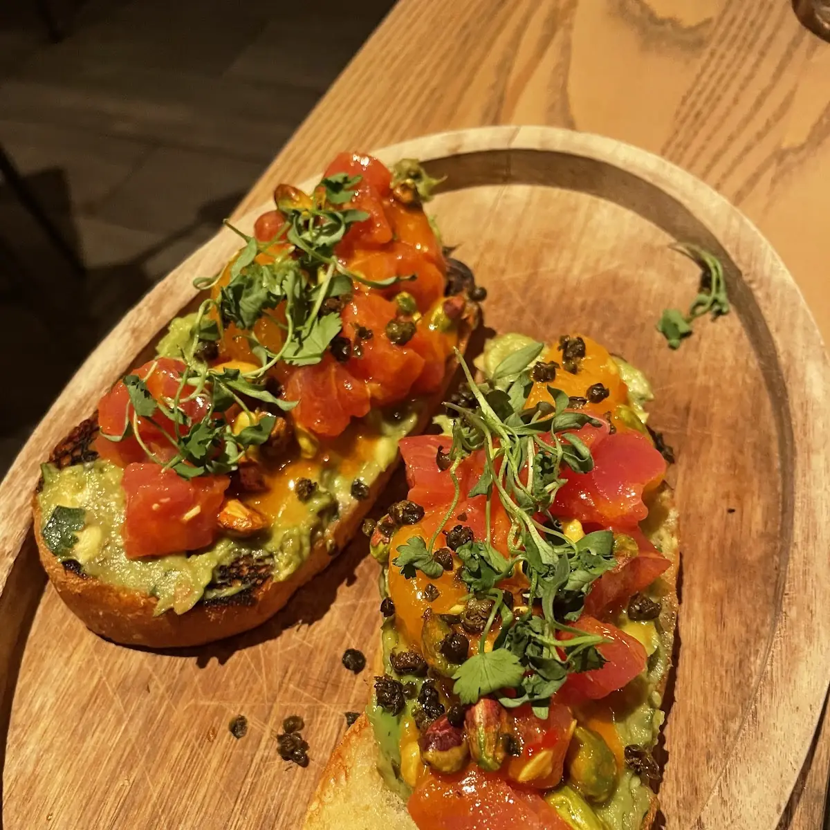 Spicy Tuna Bruschetta