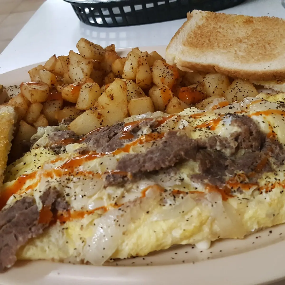 Philly Cheese Steak Omelette