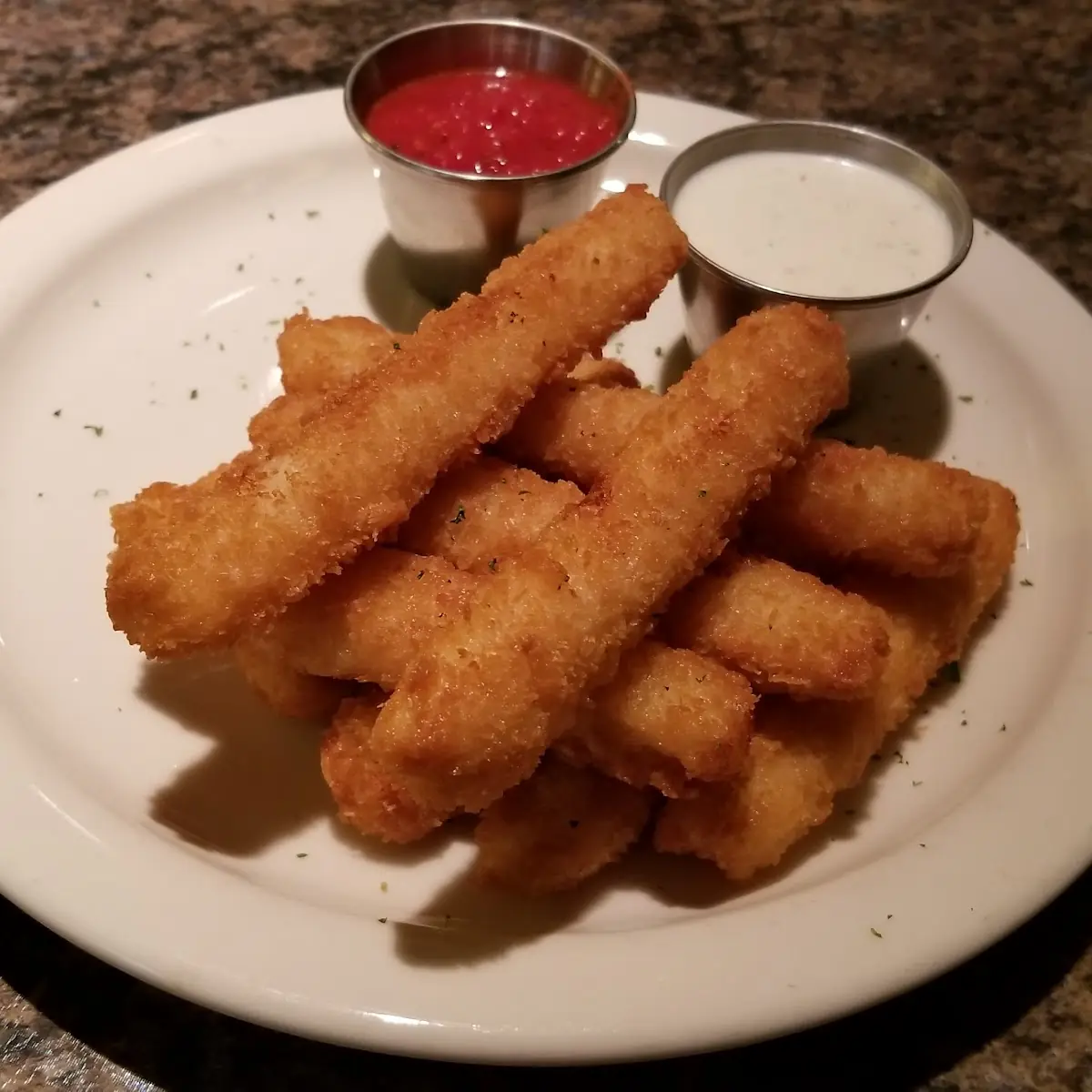 Fried Mozzarella Cheese Sticks