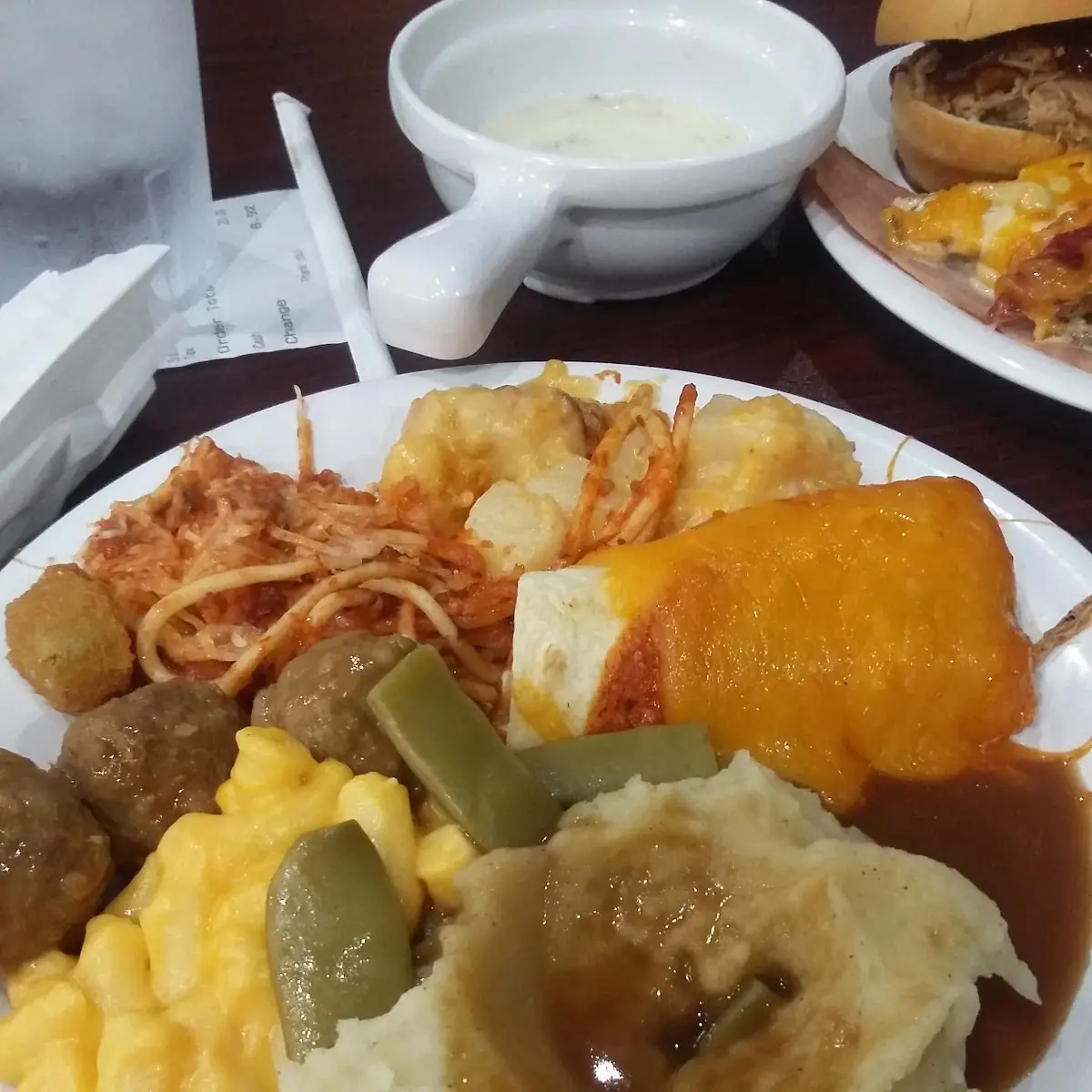 Green Beans and Mash Potatoes Were
