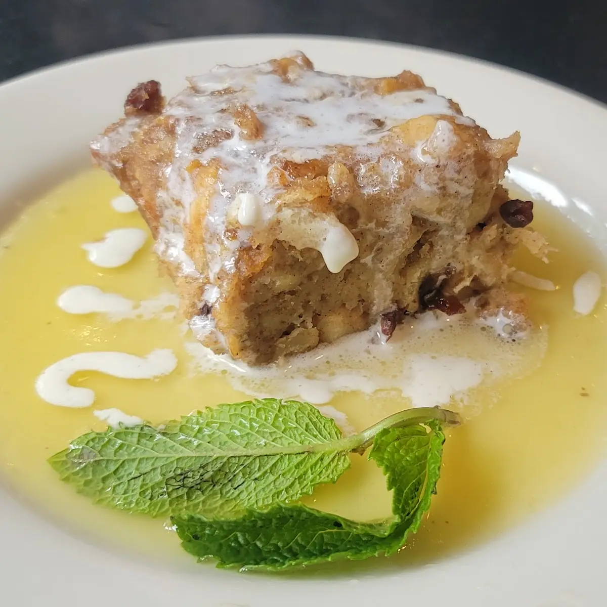 Louisiana Bread Pudding with Whiskey Sauce