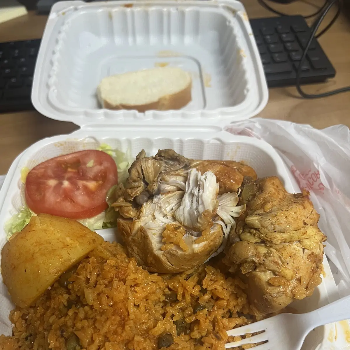 Red Rice and Chicken Stew Chicken