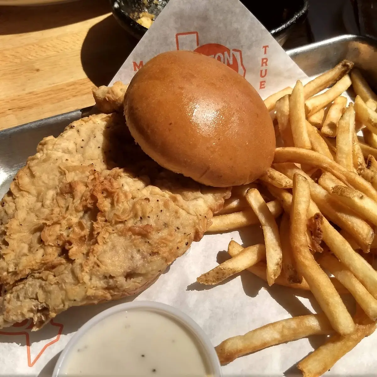 Chicken Fried Pork Sandwich