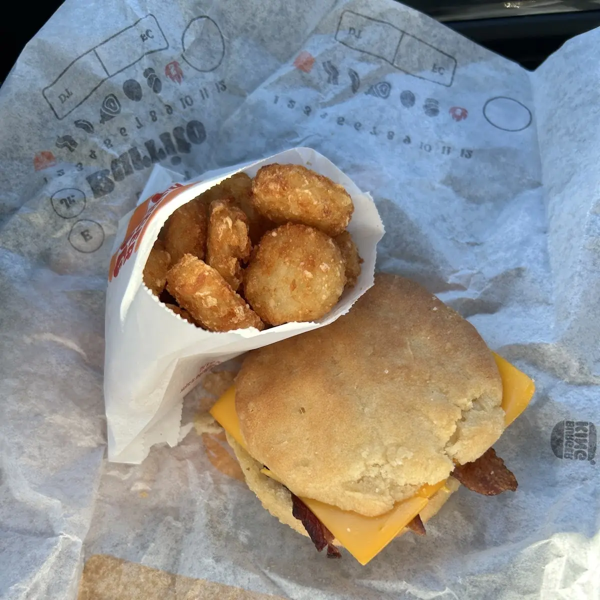 Bacon and Cheese Biscuit