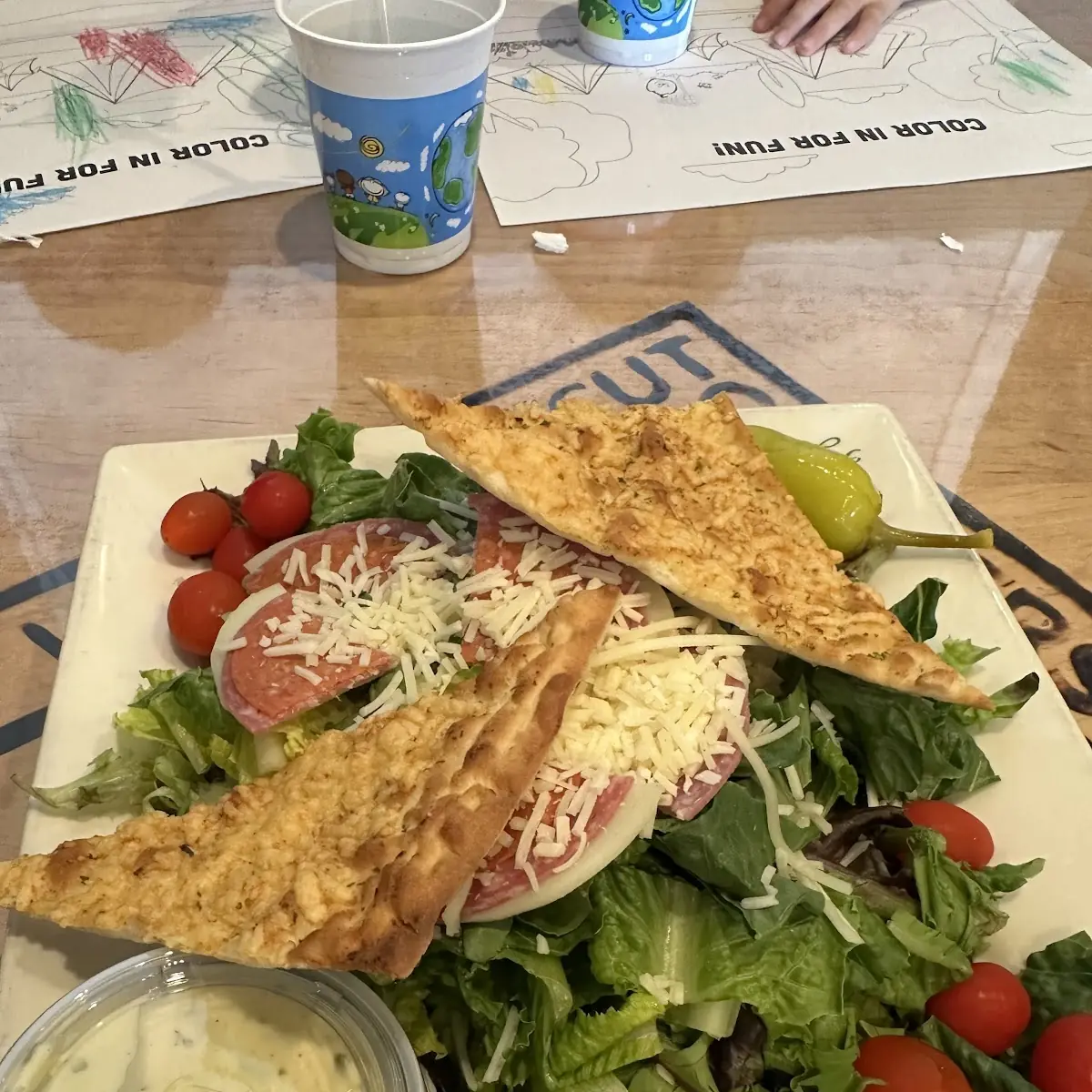 Lemon Pepper Chicken Caesar Salad