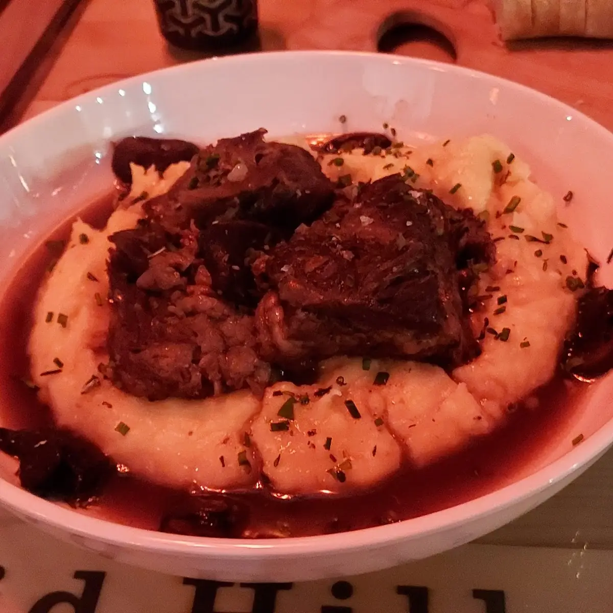 Short Ribs with Mashed Potatoes