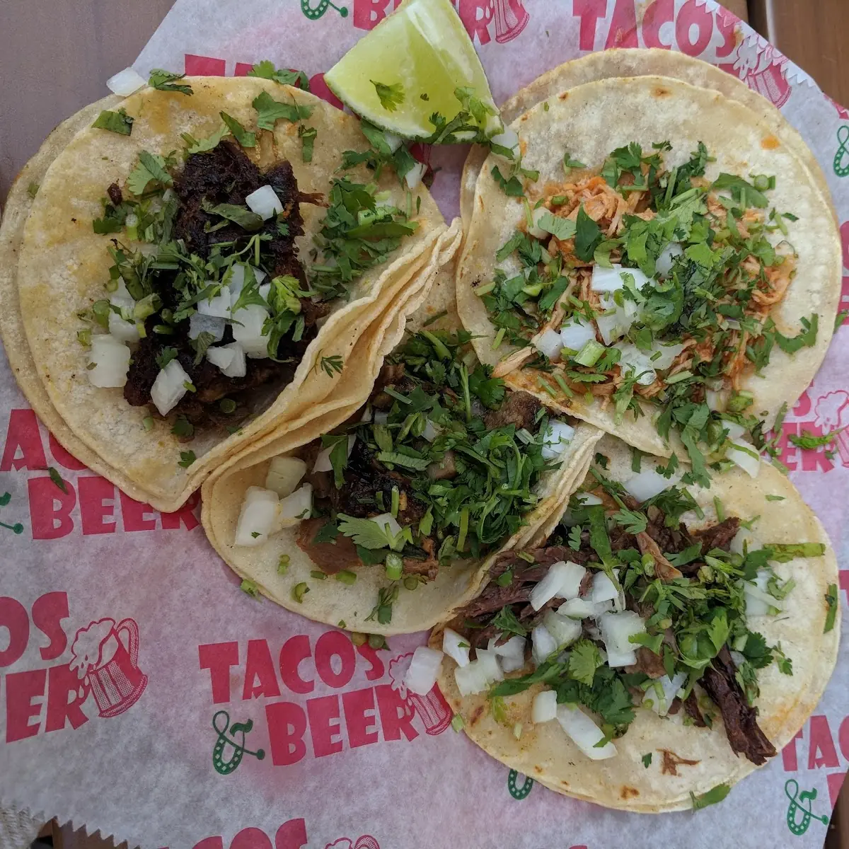 Steak & Chicken Street Tacos