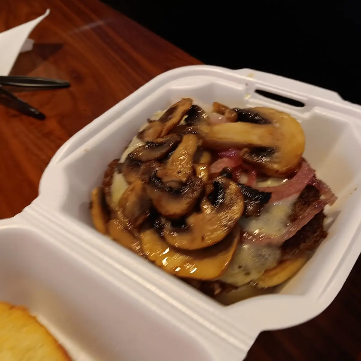 Mushroom Swiss Burger