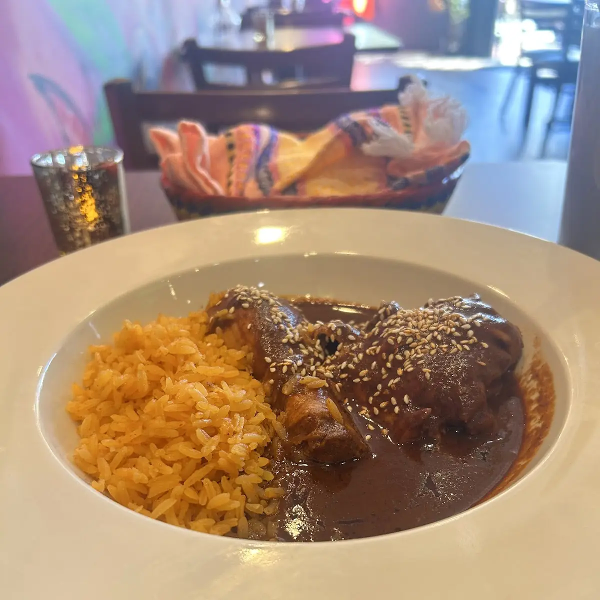 Mole Enchiladas