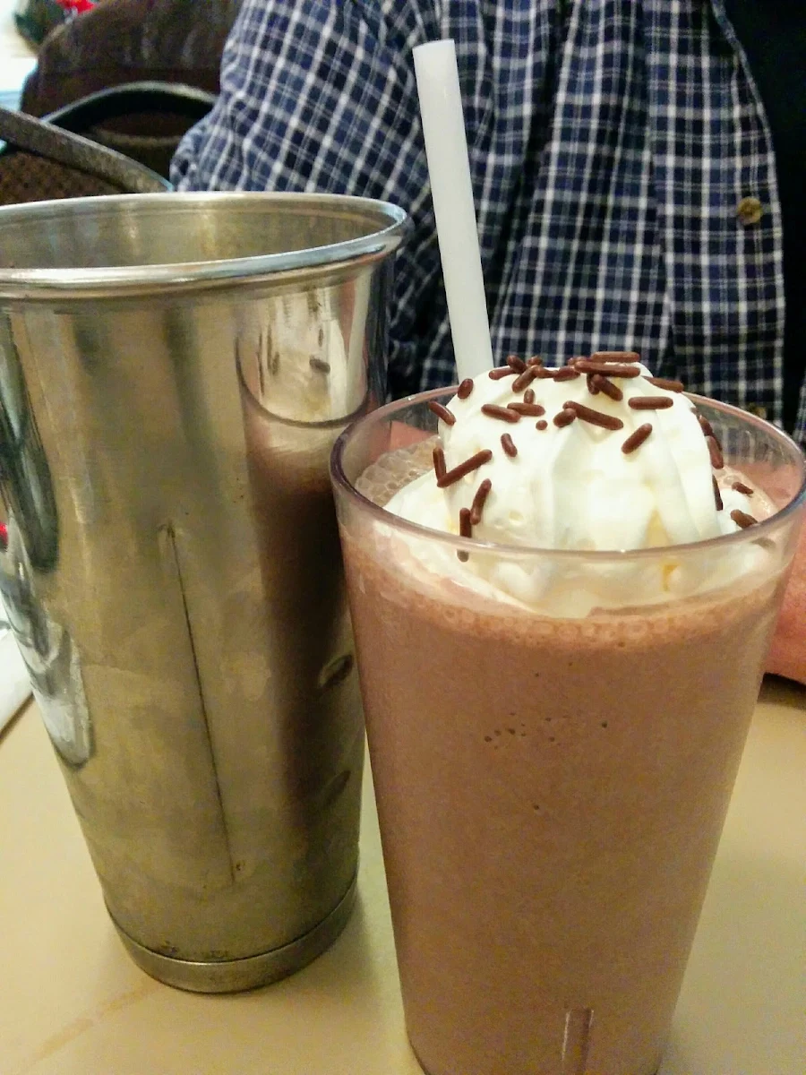 Chocolate Milkshake, Miss Ingersoll Restaurant