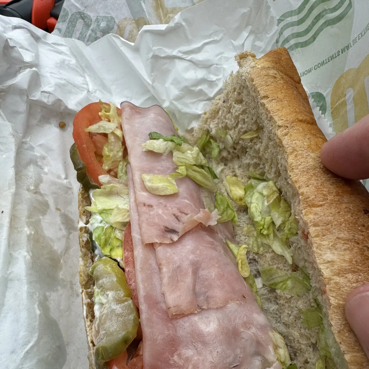 Ham and Cheese Footlong