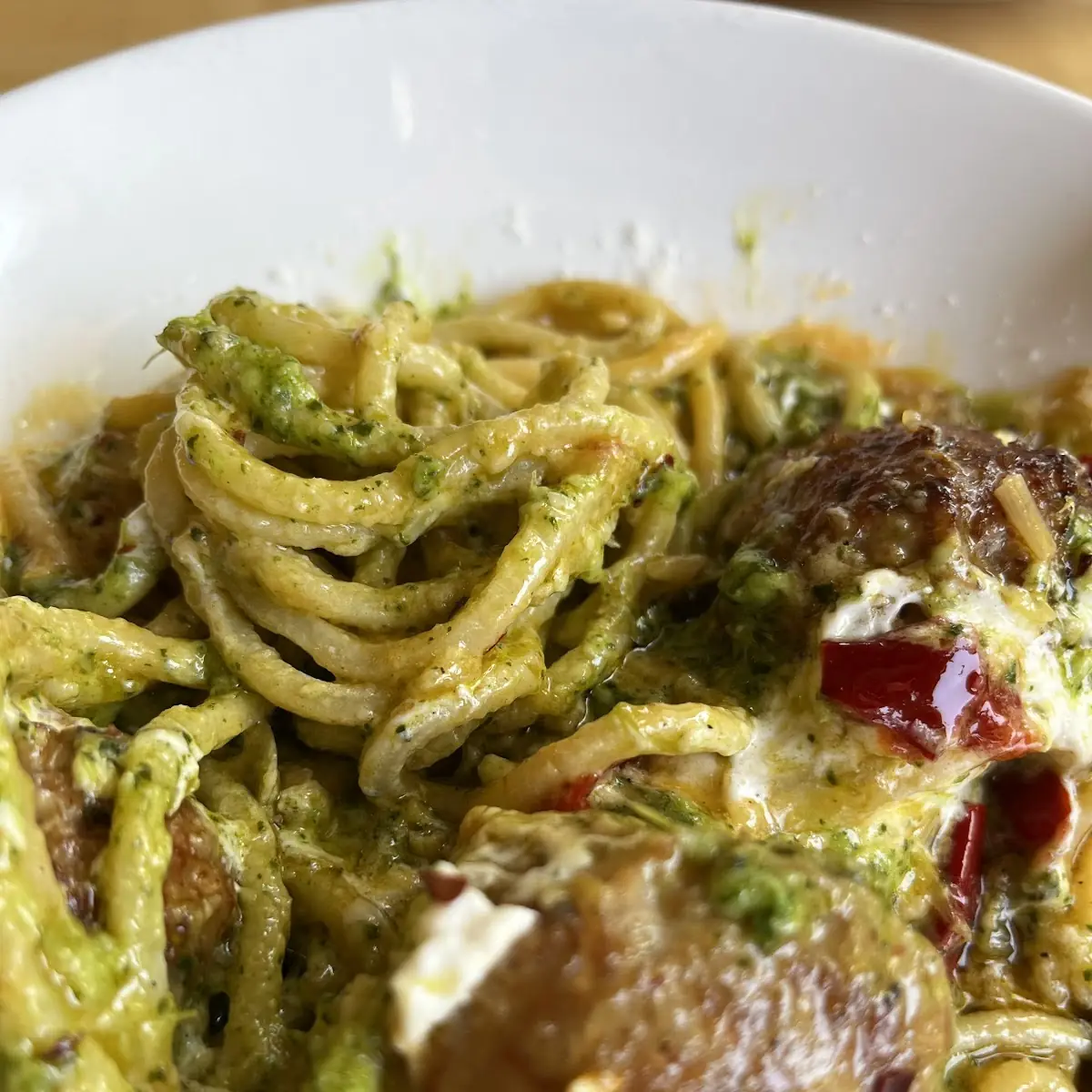 Spaghetti Al Pesto
