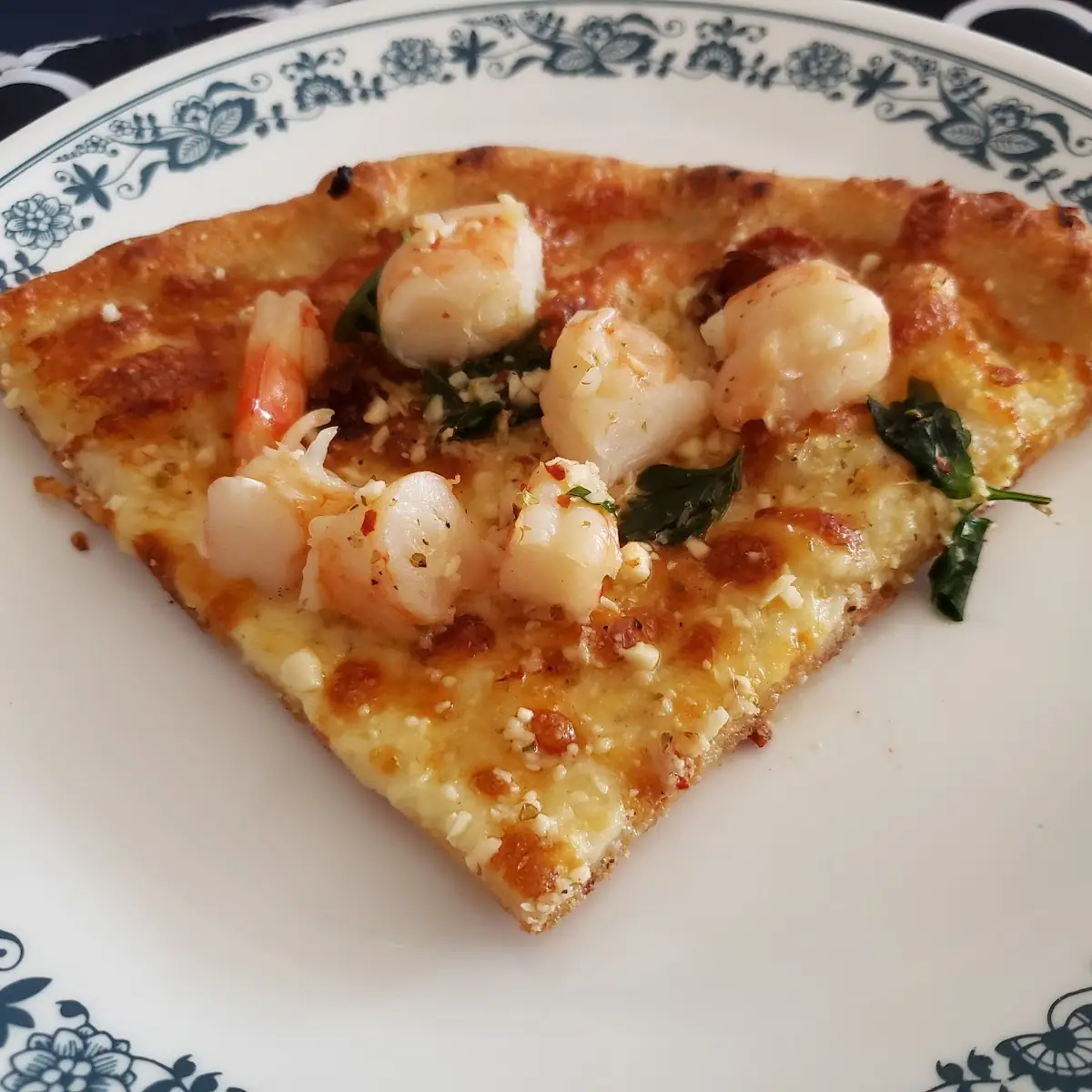Slice Shrimp Scampi Pizza