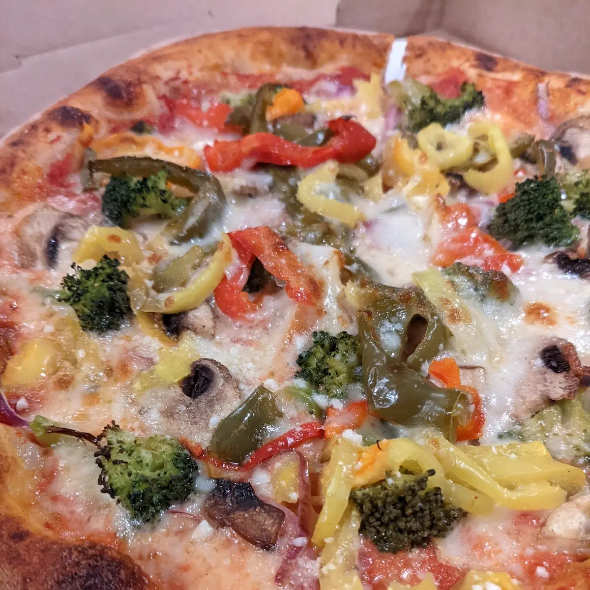 Veggie Neapolitan with Banana Peppers