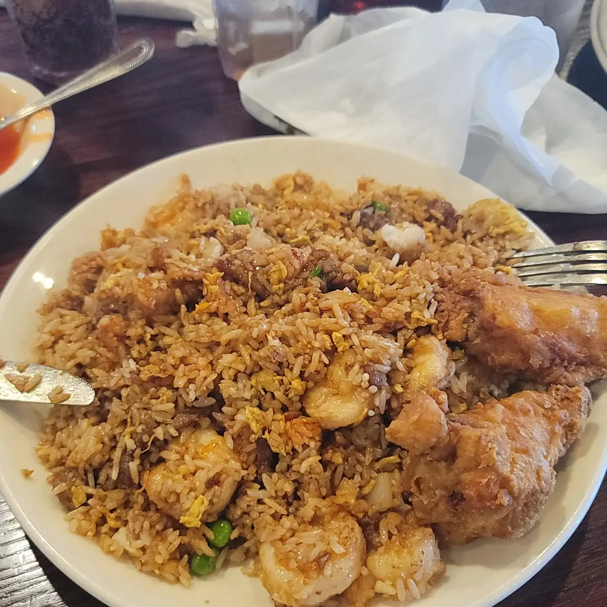 Beef and Shrimp Fried Rice