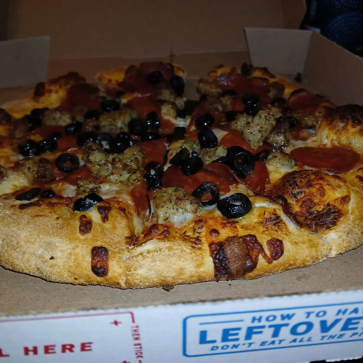 Beef Pepperoni Black Olive New York Style