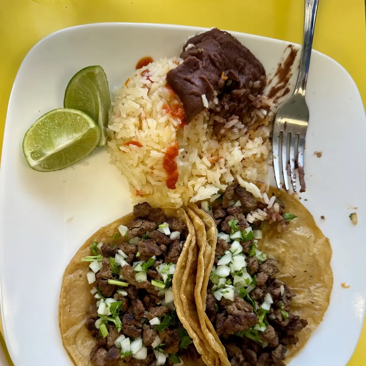 Beef Taco Plate