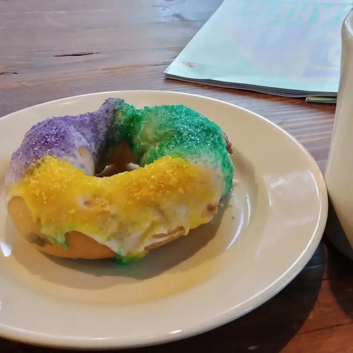 Vegan King Cake and Drip Coffee