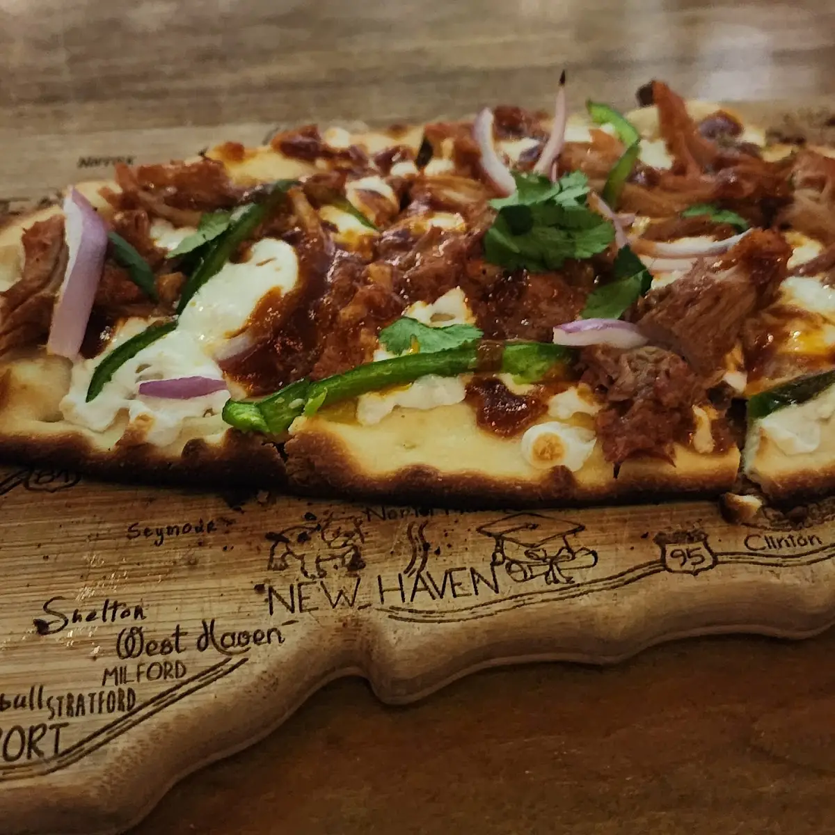 Pulled Pork Flat Bread