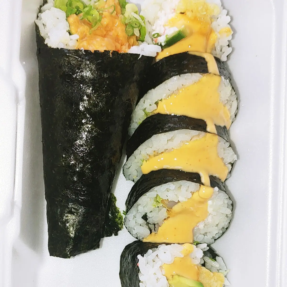 Spicy Salmon Hand Roll