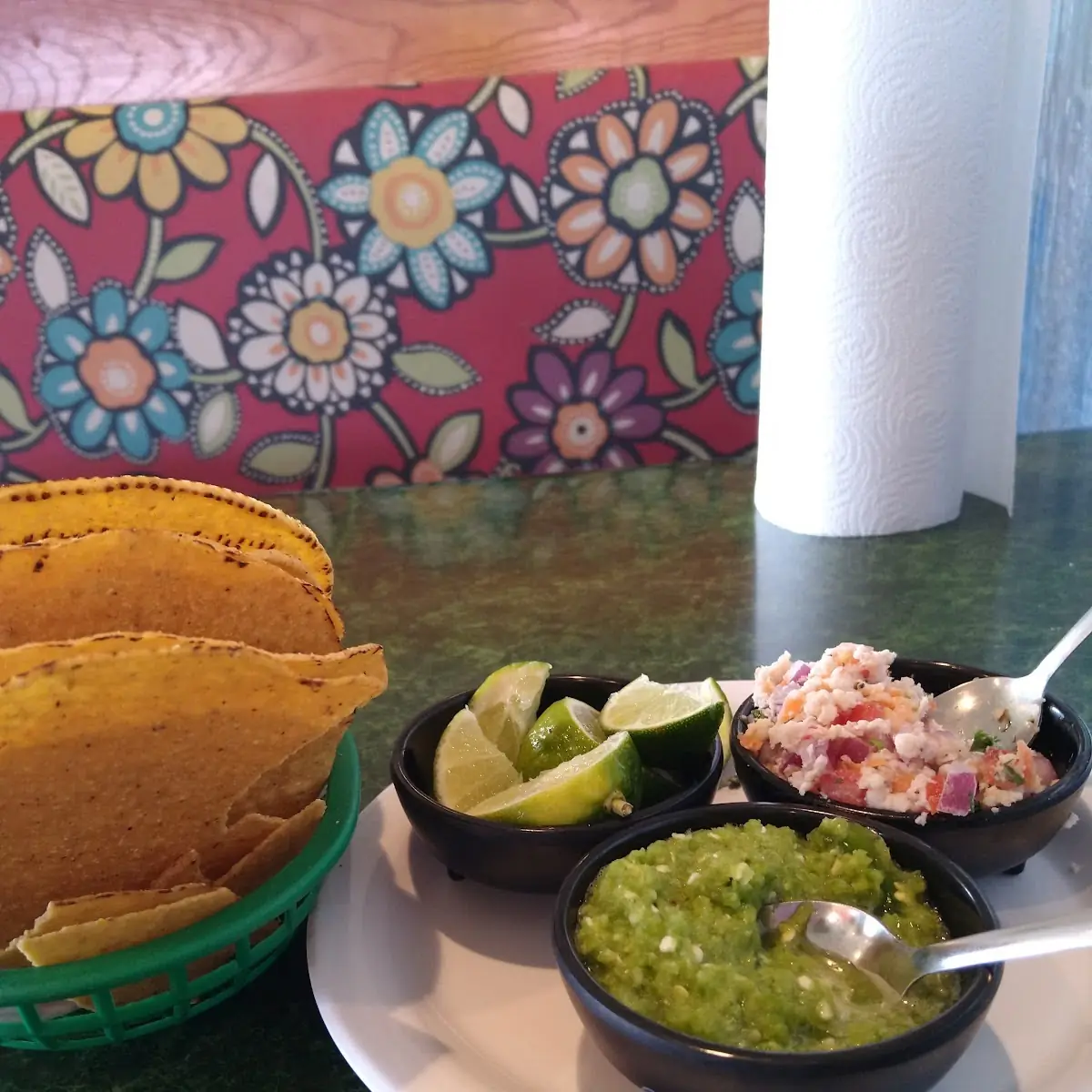 Complimentary Ceviche De Pescado and Some Seriously Hot Salsa Verde