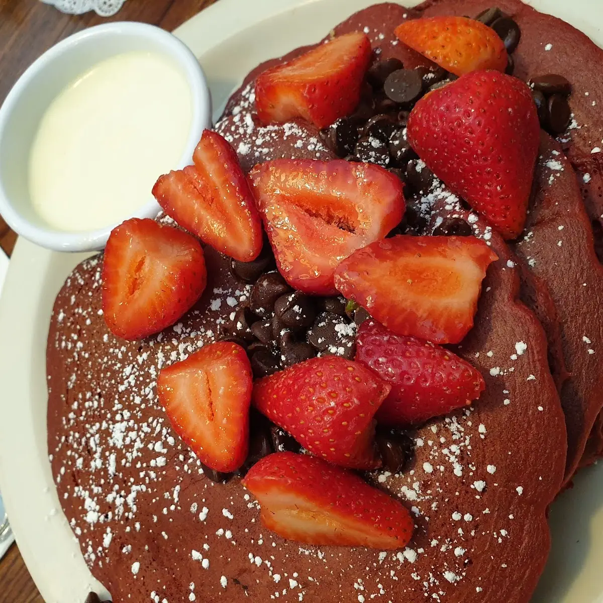 Red Velvet Pancakes