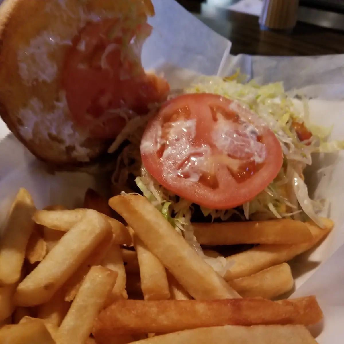 Burger and Fries