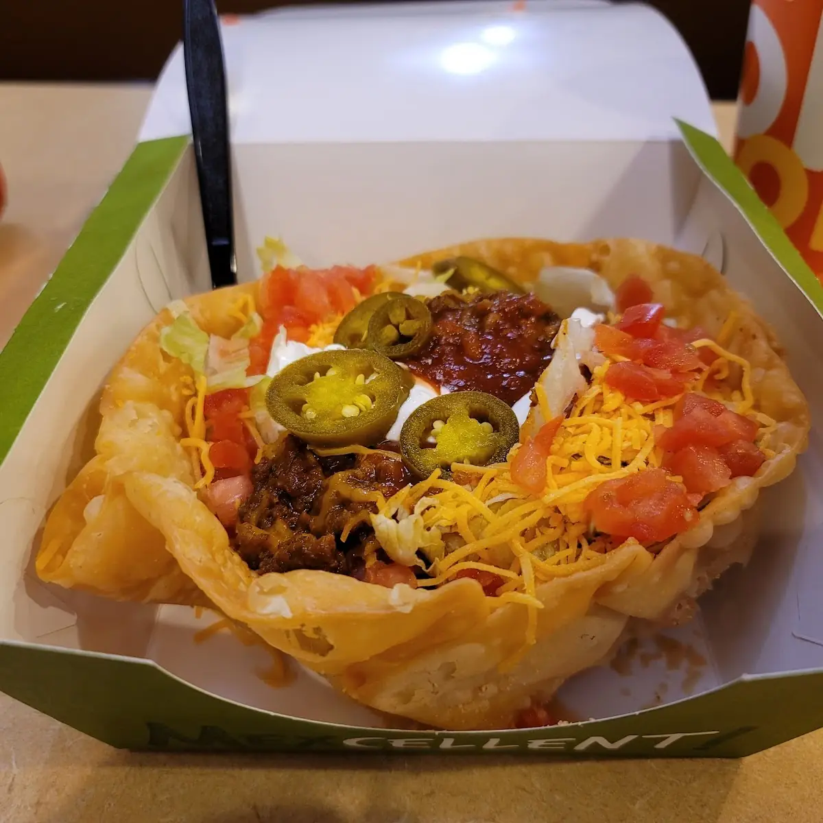Beef Taco Salad with Jalapeños
