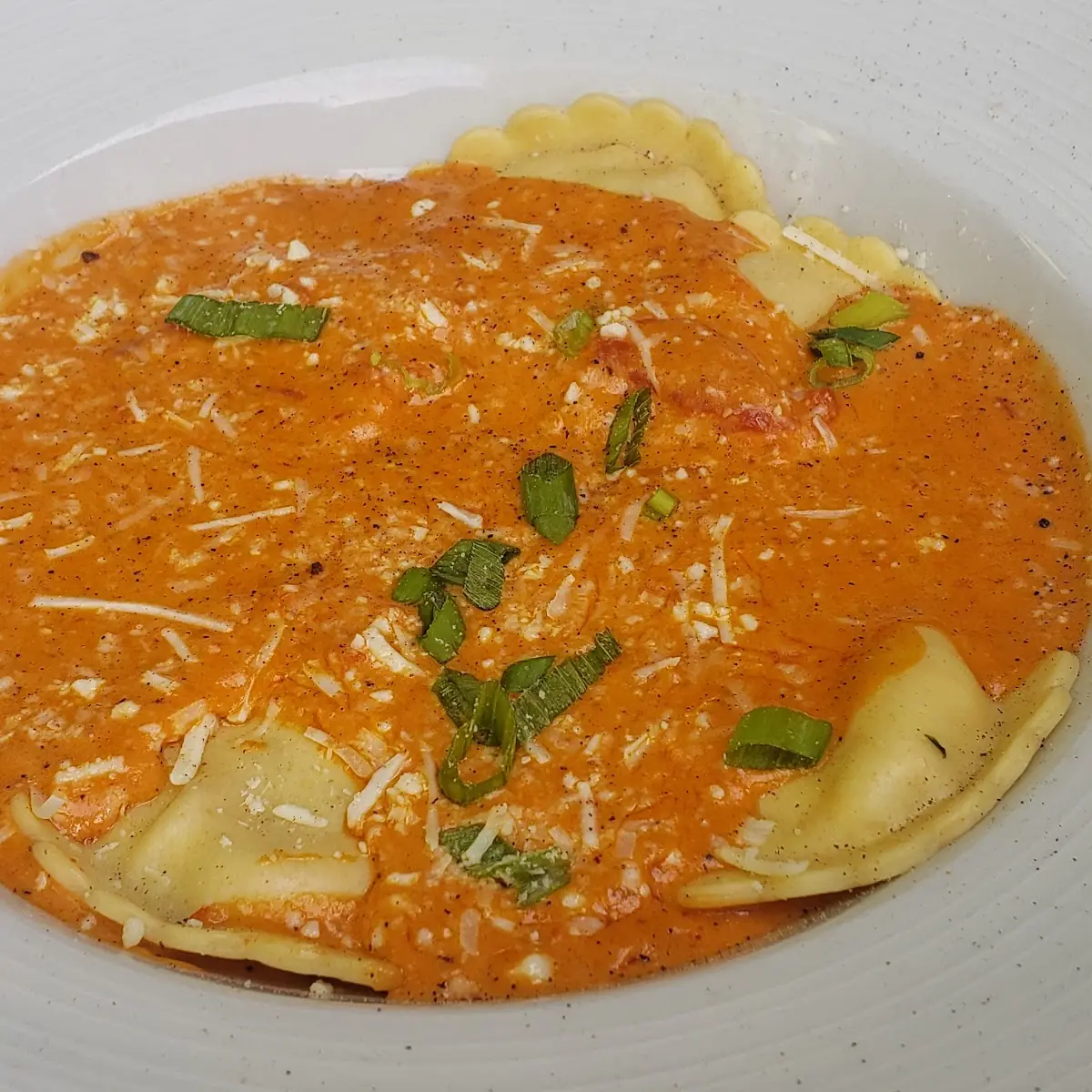 Lobster Ravioli in Vodka Sauce