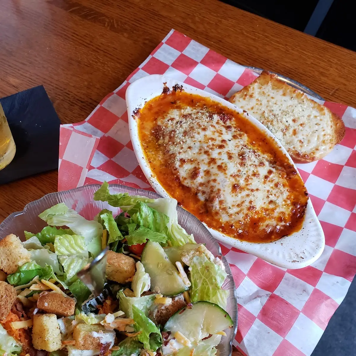 Lasagna and a Salad