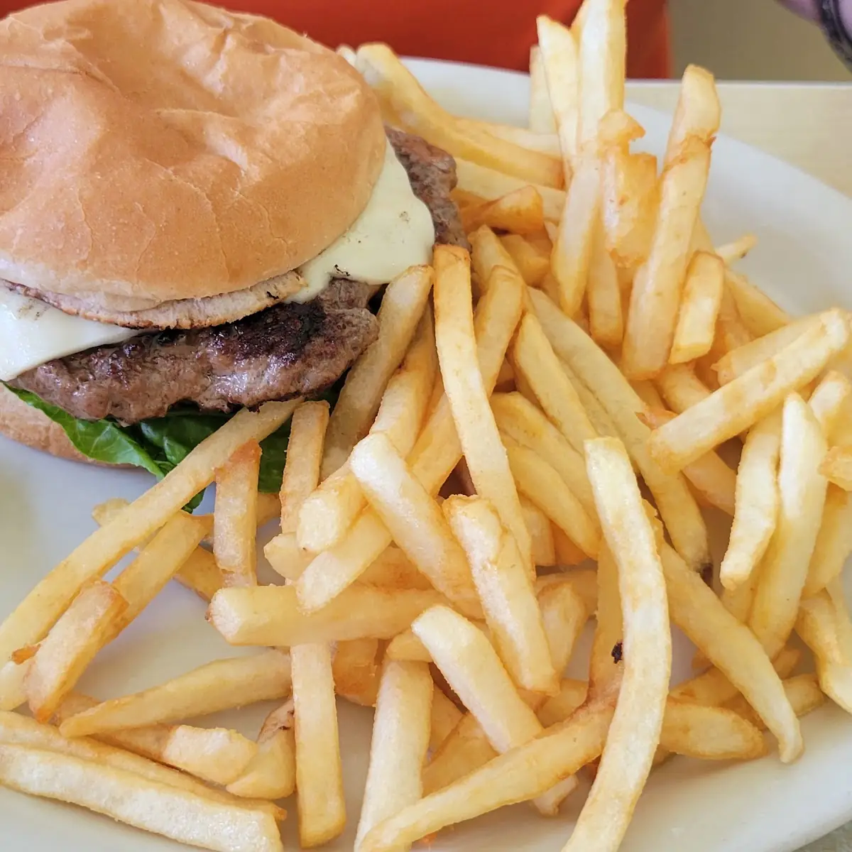 Angus Burger and Fries