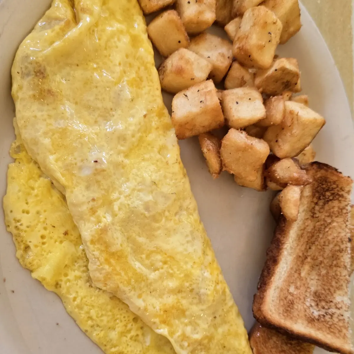 Western Omelette with Home Fries