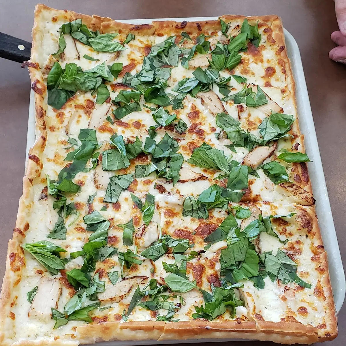 Spring Chicken Pizza