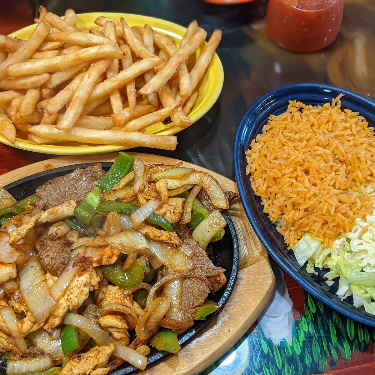 Steak Chicken Fajitas