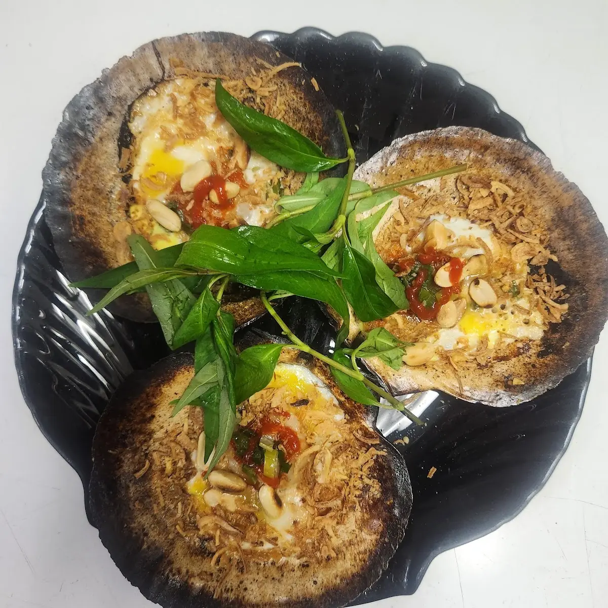 So Diep Nướng Trứng Cút