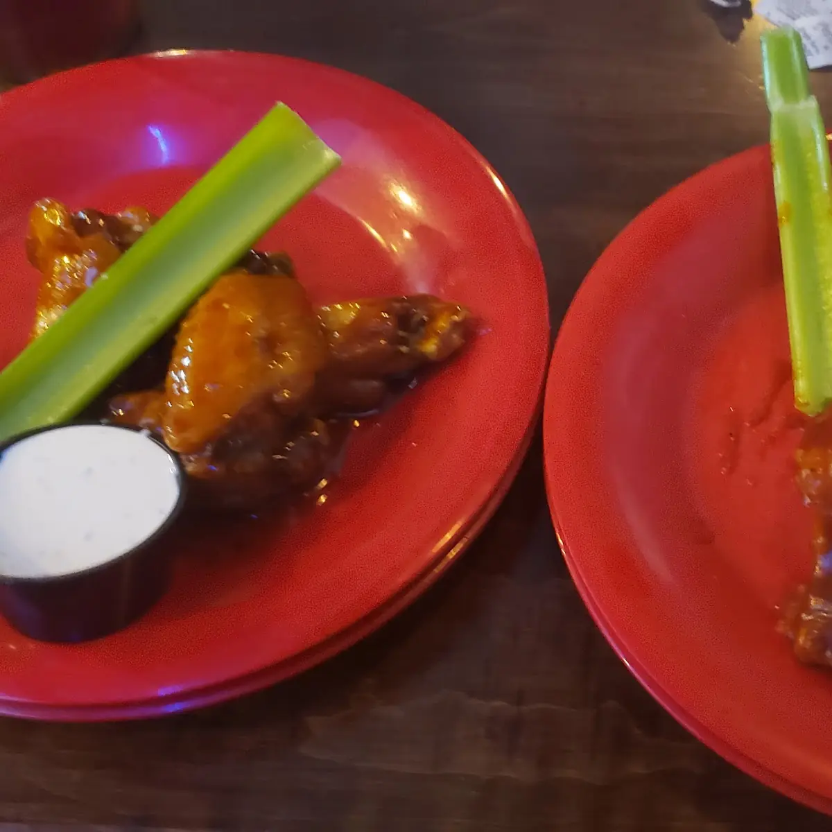 Ten Wings with Honey BBQ Sauce