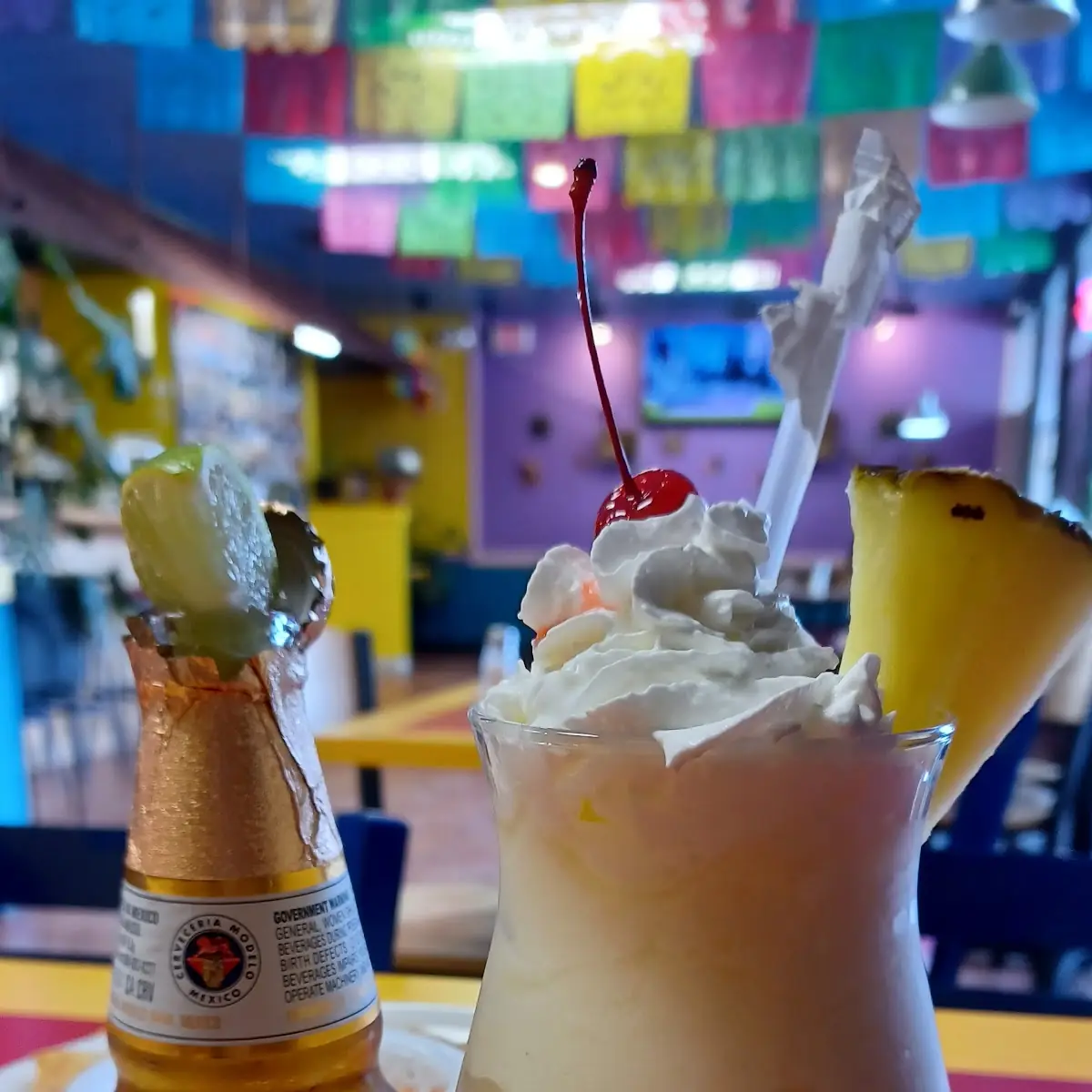 Beer and Piña Colada