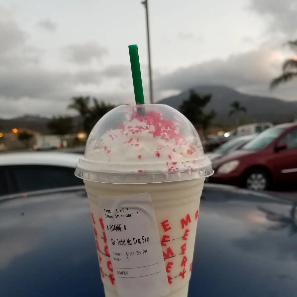 Holiday White Chocolate Frappe