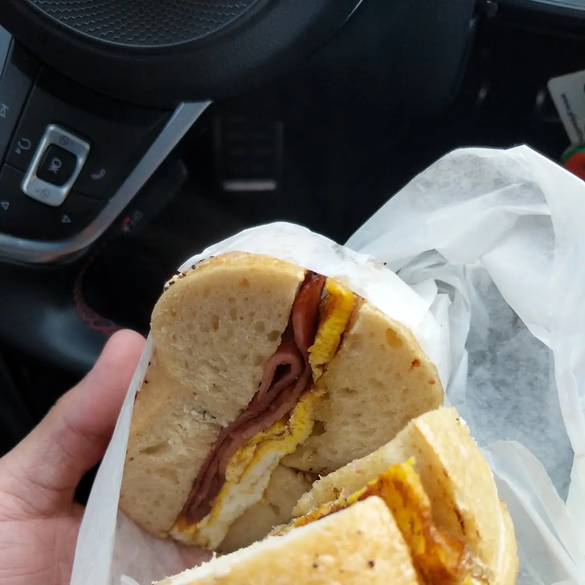 Taylor Ham Egg and Cheese Bagel