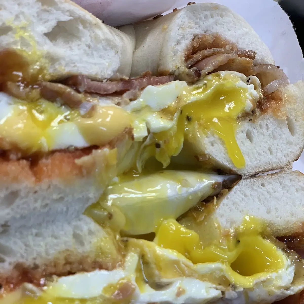 Turkey Bacon Eggs & Cheese Sandwich