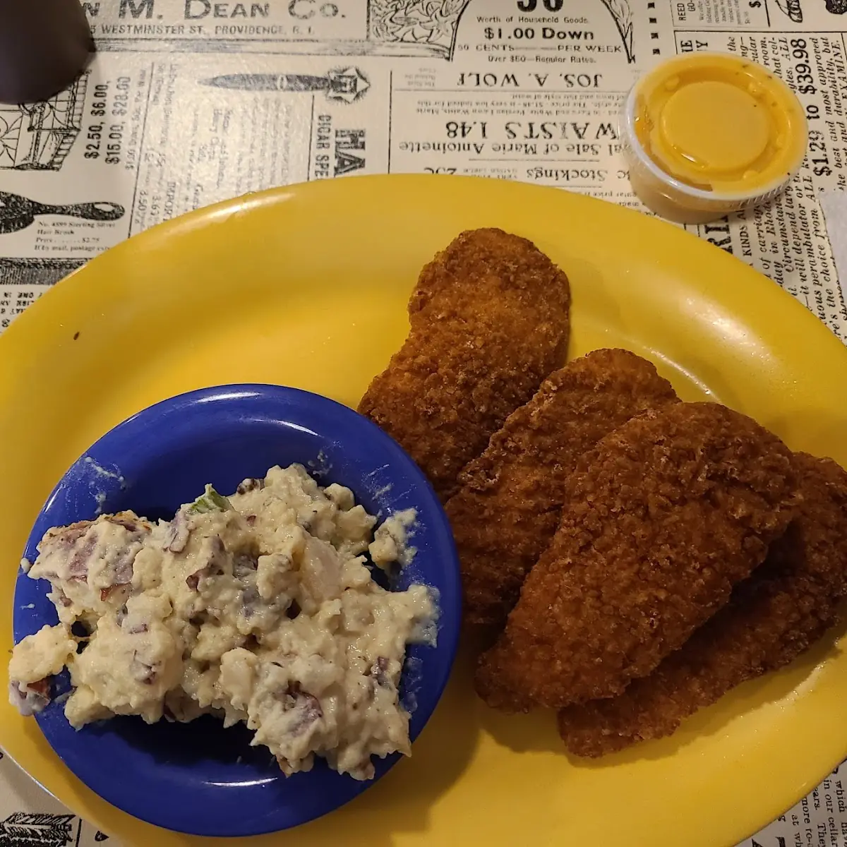 Chicken Tenders with Potato Salad
