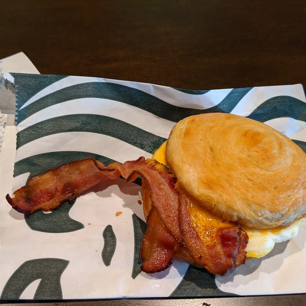 Mangled Breakfast Sandwich