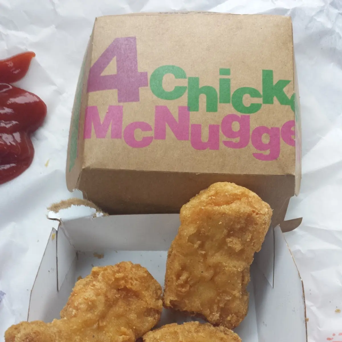 4 Piece Chicken Nuggets mc D Can't Count