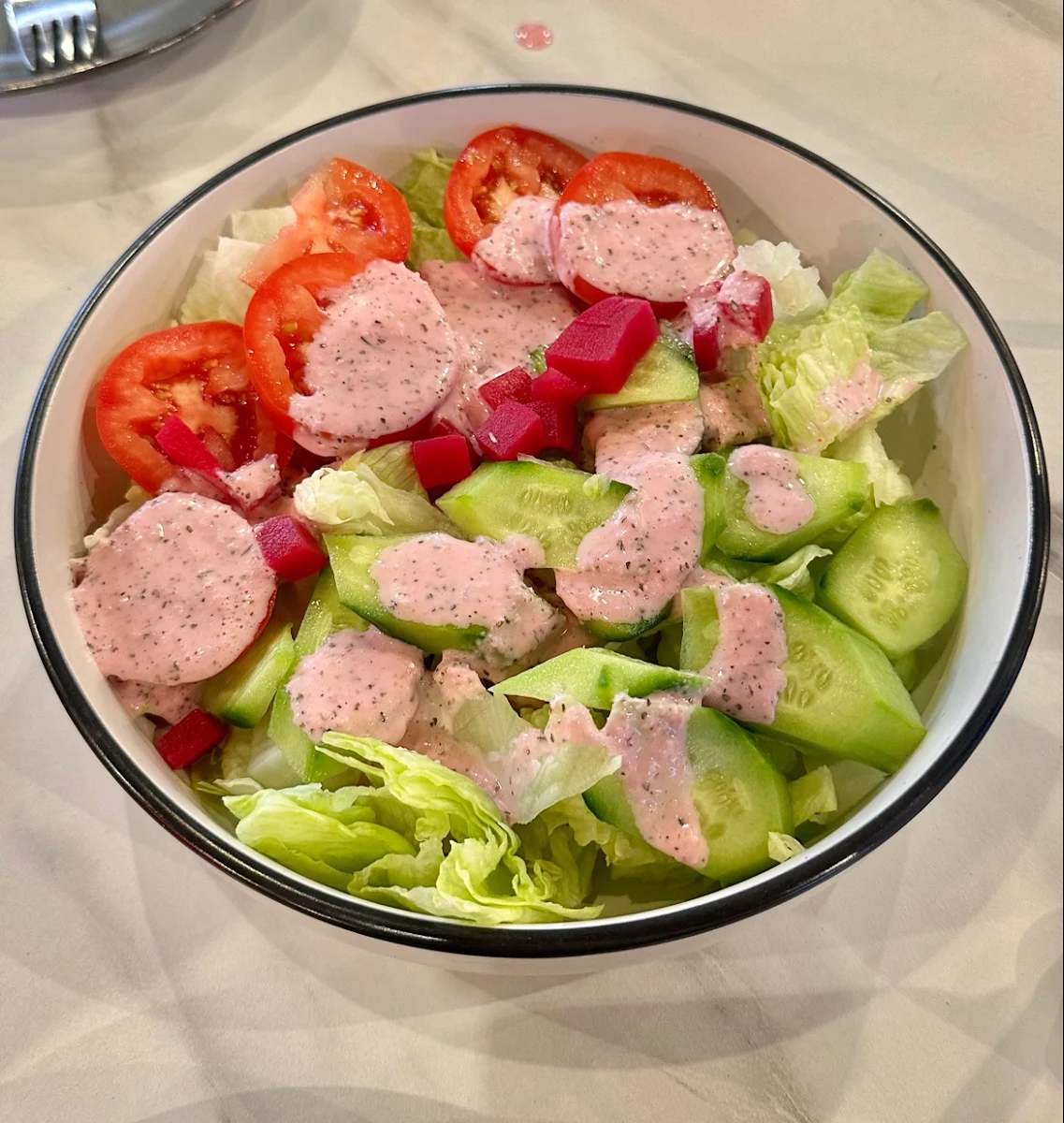 Garden Salad, Sadaf Persian Restaurant - Balmain