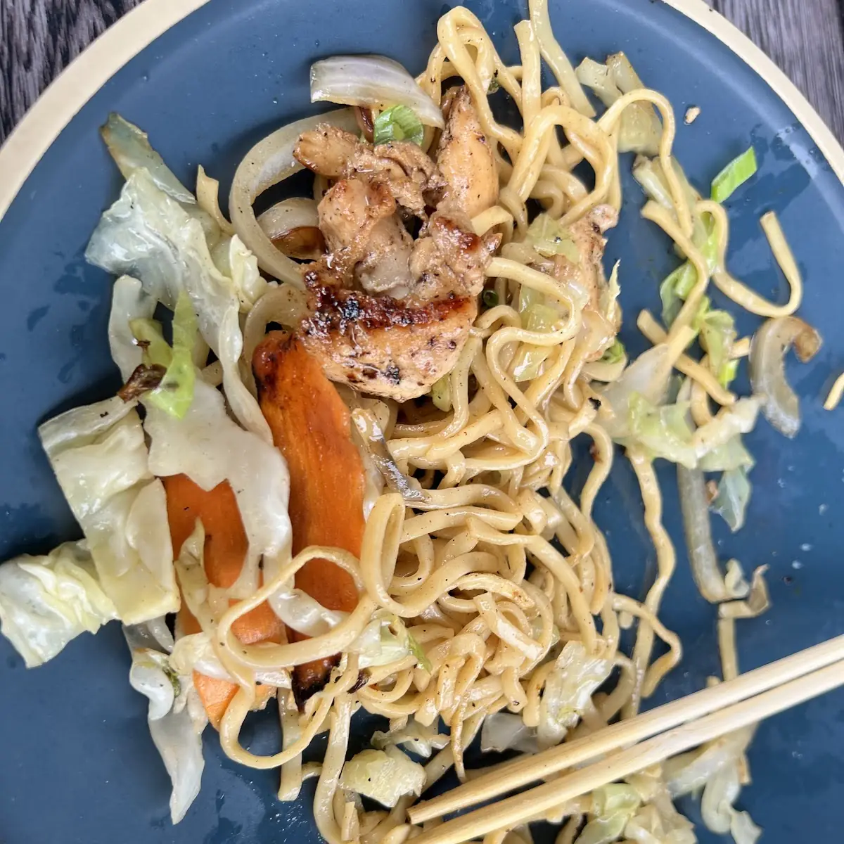 Fried Noodles with Chicken
